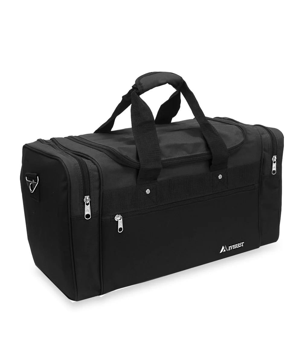 Unisex Sports Duffel Bag Black