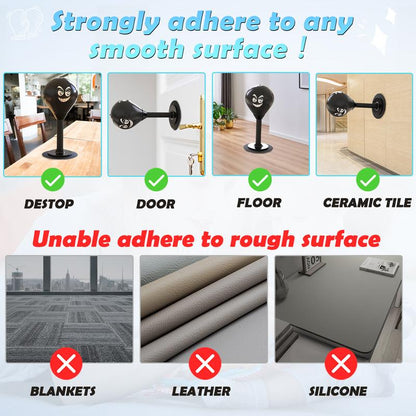 Desktop Punching Bag, Stress Buster with Suction Cup for Office Table and Counters, Heavy Duty Stress Relief Ball, Desk Boxing Punch Ball, Funny Toys for Kids Coworkers and Friends