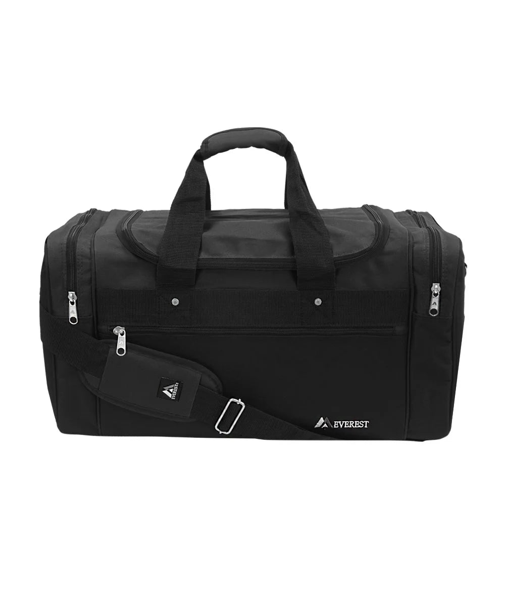 Unisex Sports Duffel Bag Black